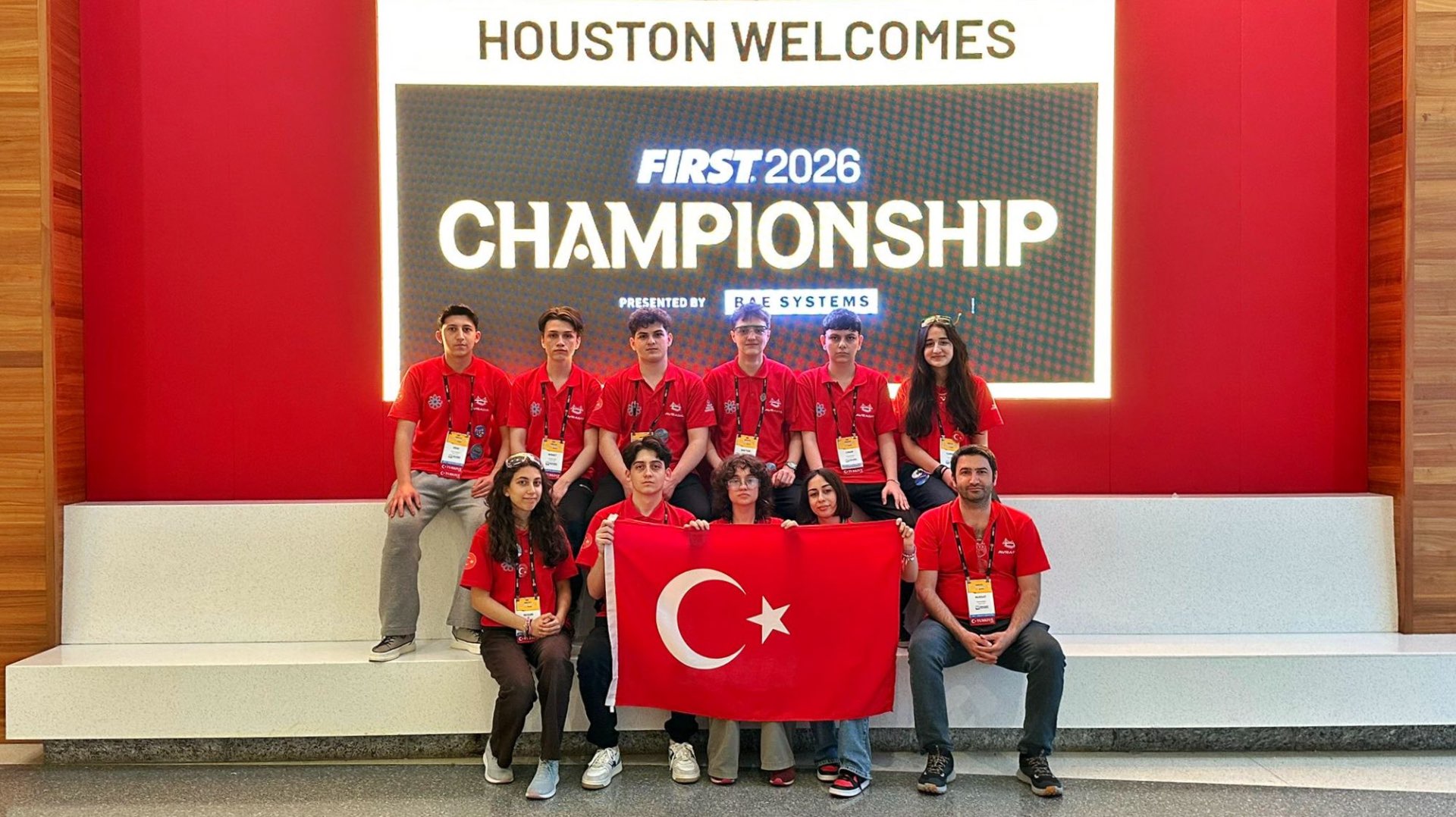 Avrasya Robotics team at FIRST Championship 2026 Houston